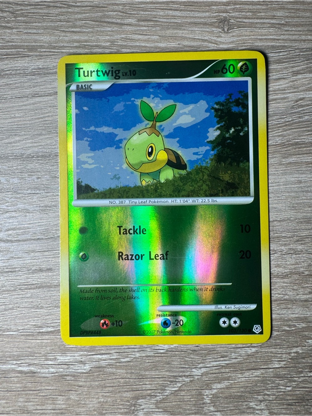 Turtwig #103/Reverse Holo/Pokemon Diamond & Pearl